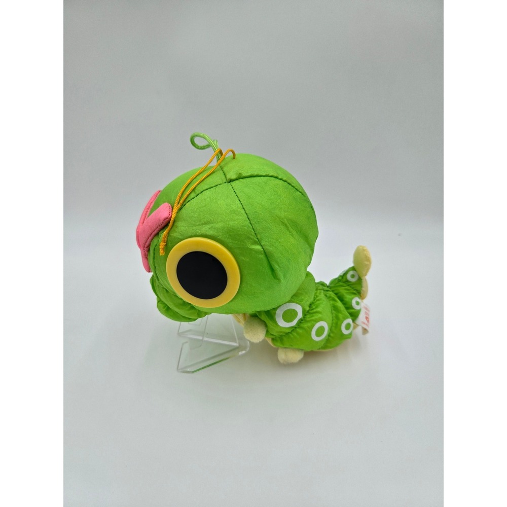 Vintage 1998 Pokemon Caterpie Plush Banpresto Japan Pocket Monsters Nylon Toy